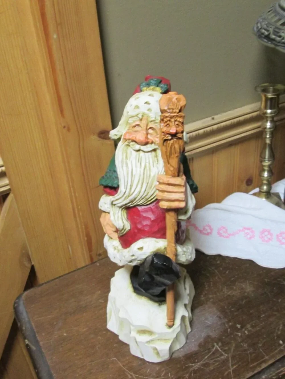The David Frykman Portfolio 1996 Walking Santa 12 in signed and numbered
